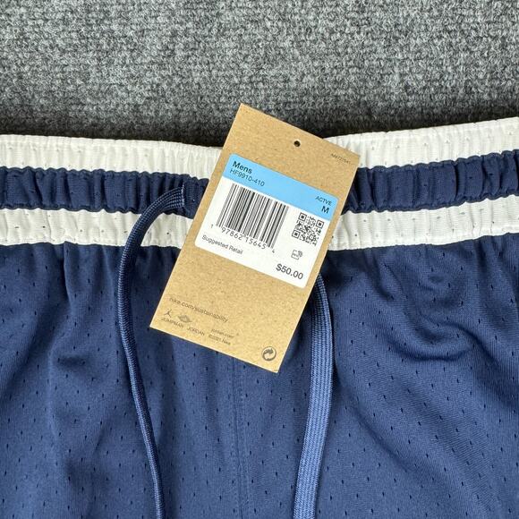 Jordan Sport Diamond Mesh Dri-Fit Men Shorts Size Medium Navy White HF9910-410 - Picture 4 of 5